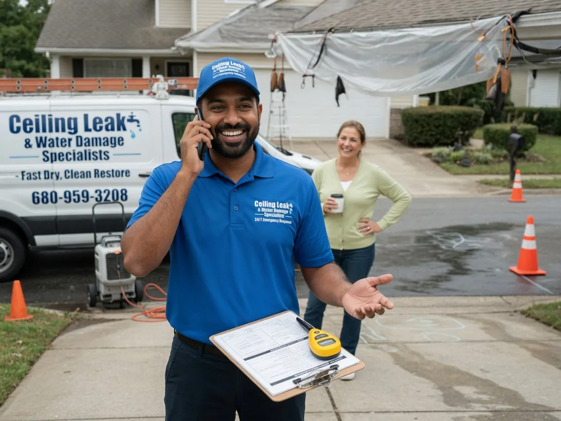 Ceiling Leak Cleanup Gilman City, MO FAQs